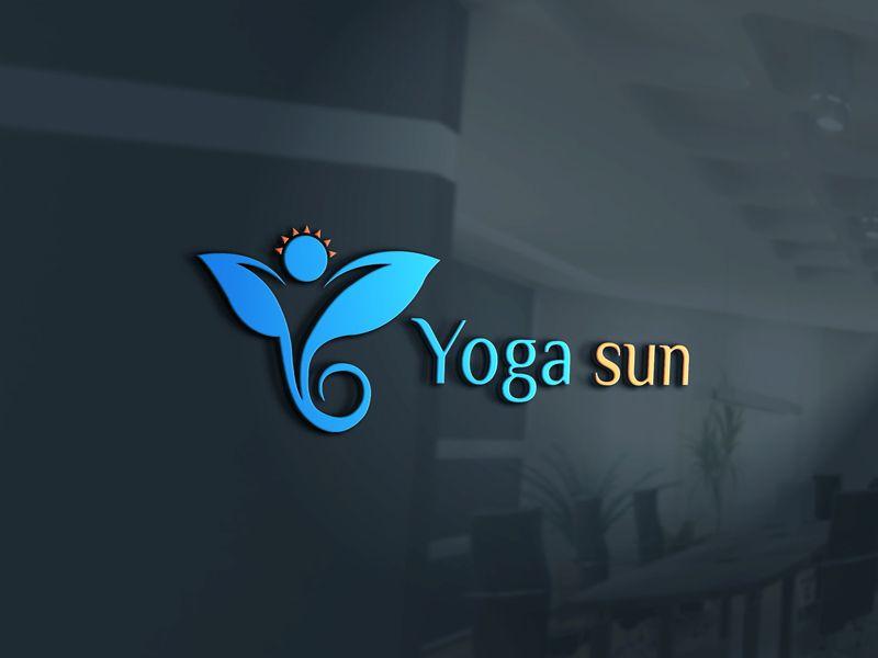 Yoga Flower Logo - Elegant, Modern Logo Design for Yoga sun by Flower Logo™ | Design ...