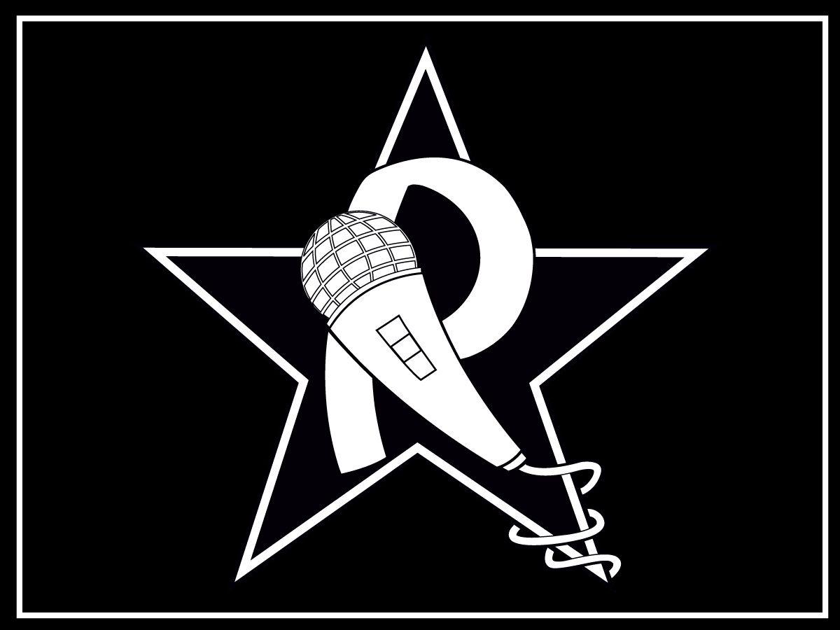 Star and White R Logo - R star Logos