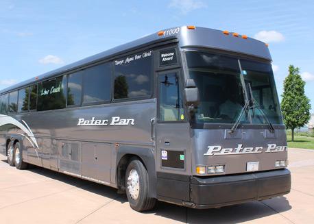 Peter Pan Bus Logo - Peter Pan Charter Bus Services VIP Bus Rental