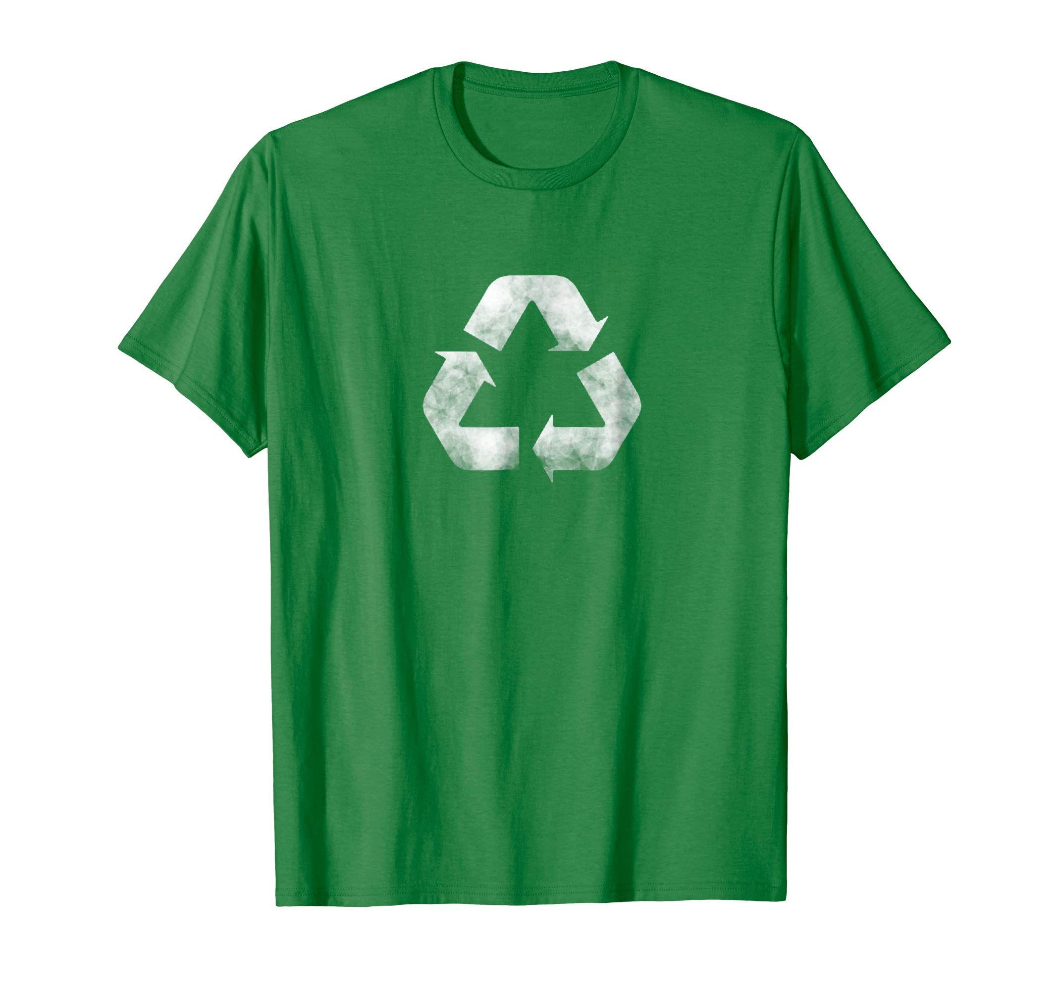 Green Recycle Logo - Earth Day Green Recycling Logo Sign Standard T Shirt