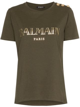 Balmain Paris Logo - Balmain Paris Logo T-shirt - Farfetch