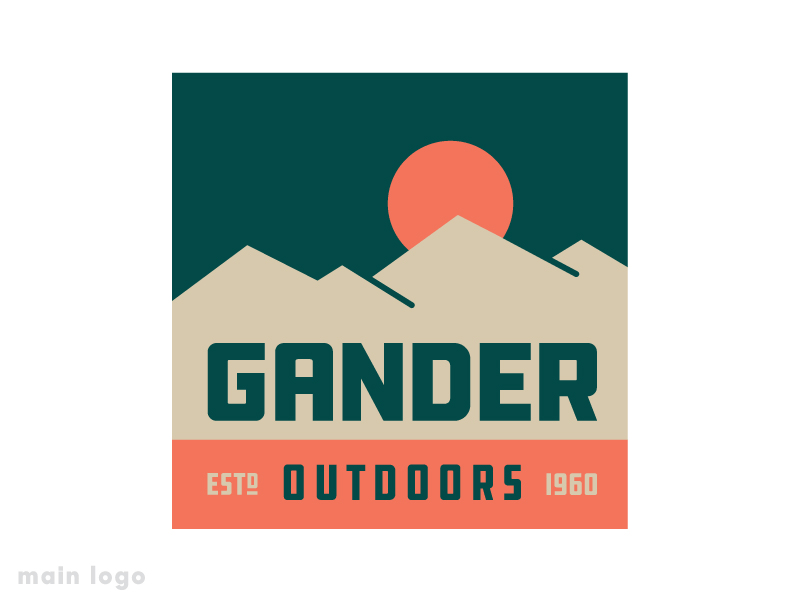 Gander Mountain Logo - Gander Outdoors Logo by Reagan Martin | Dribbble | Dribbble