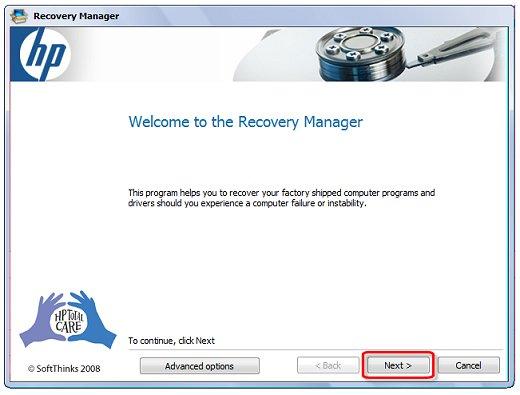 Welcome HP Invent Logo - HP Notebook PCs - Performing an HP System Recovery (Windows Vista ...