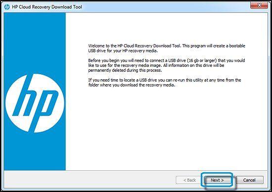 Welcome HP Invent Logo - HP Business PCs the HP Cloud Recovery Download Tool. HP