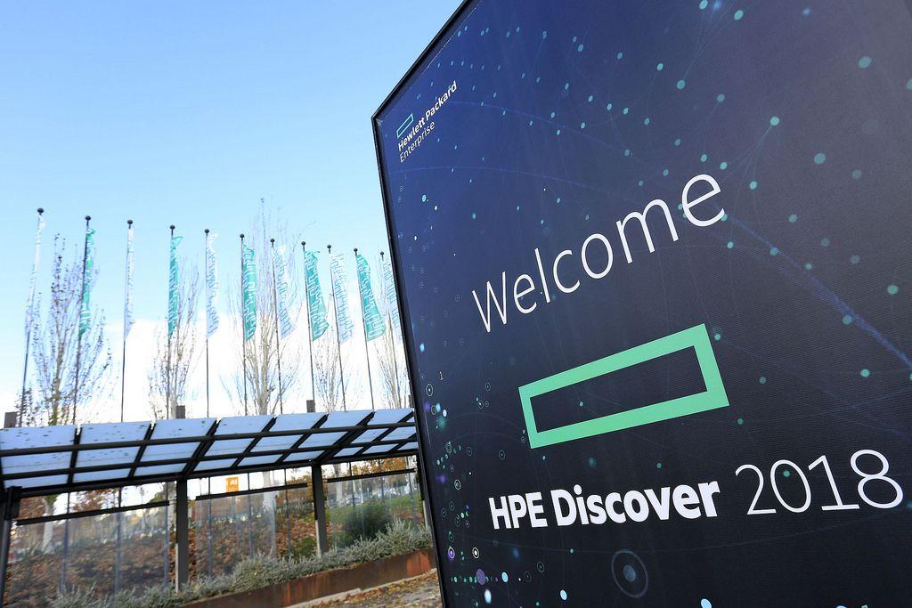 Welcome HP Invent Logo - Home. HPE Discover 2018 Madrid