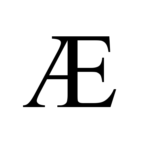 Black and White Letter a Logo - letter ae - Hobit.fullring.co