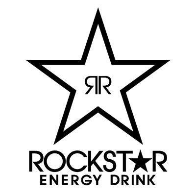 Rockstar Energy Logo - Rockstar Energy Drink Stickers Decals - 010 (12.2 x 15 cm ...