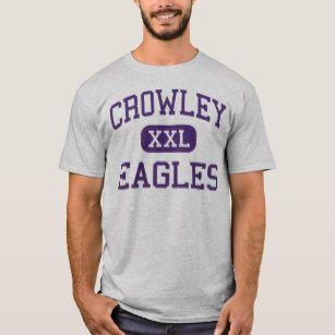 Crowley Eagles High School Logo - Crowley High T-Shirts & Shirt Designs | Zazzle UK