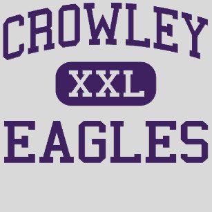 Crowley Eagles High School Logo - Crowley High T-Shirts & Shirt Designs | Zazzle UK