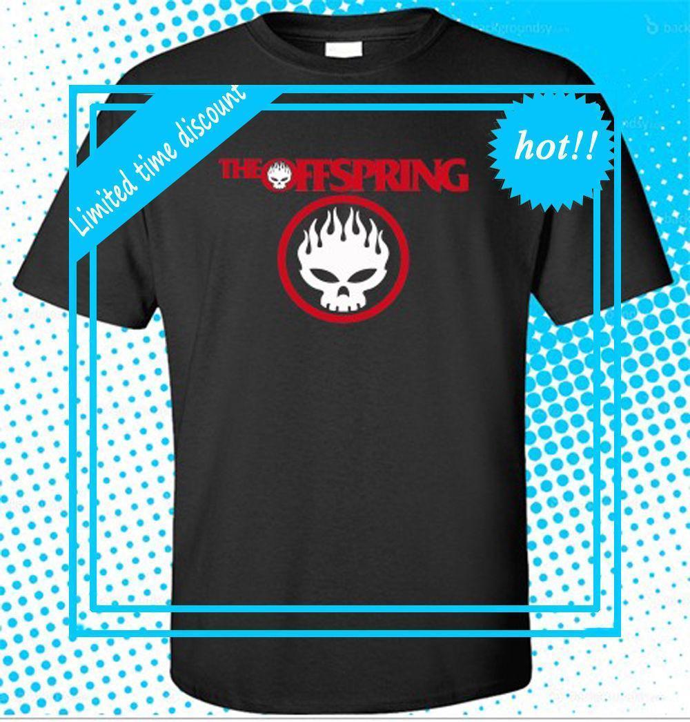 The Offspring Logo - 2018 New Arrivals New THE OFFSPRING Logo Rock Men'S Black T Shirt ...
