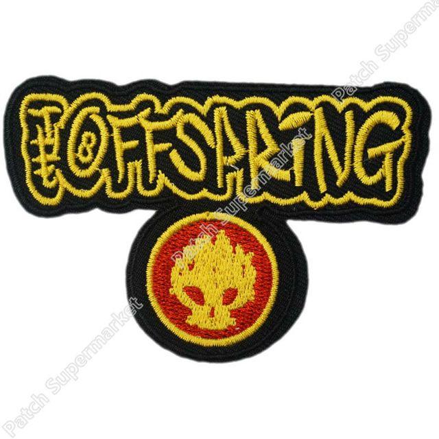 The Offspring Logo - THE OFFSPRING Conspiracy Skull Logo Music Band Iron On/Sew On Patch ...