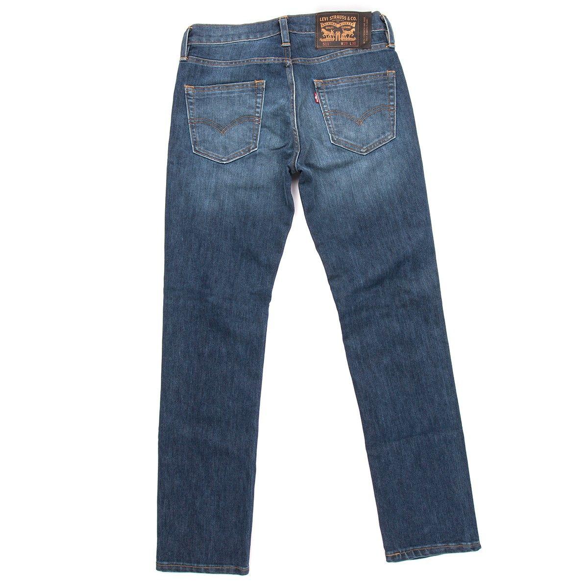 Express Jeans Logo - Levi's Skate 511 Slim 5 Pocket SE Jeans - Midnight Blue