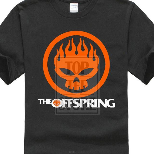 The Offspring T-Shirt Ufficiale, Logo Dance Band, Nuovo, Unisex, Nera, Taglia M