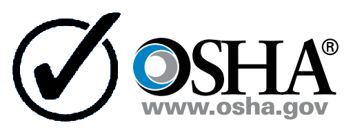 OSHA Logo - checkmark and circle with OSHA logo