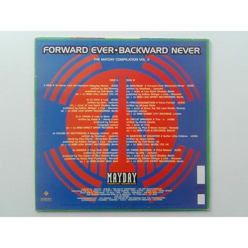 Forward and Backward C Logo - Forward Ever Backward Never - The Mayday Compilation Vol. II