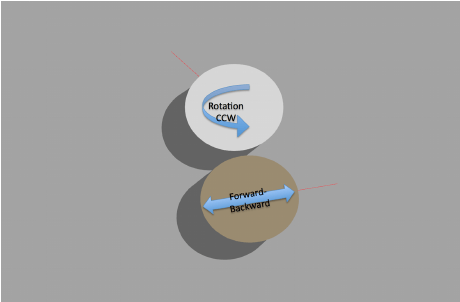 Forward and Backward C Logo - Illustration of the evolved sequence of behaviours in a typical case ...