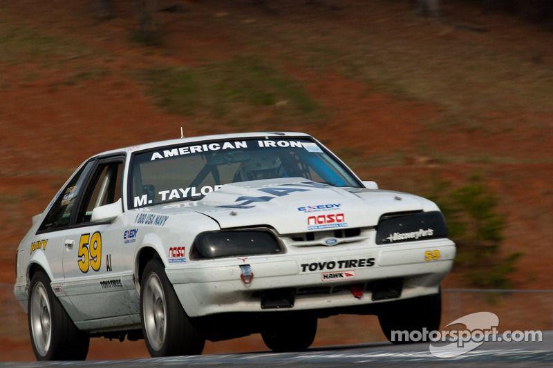 1987 Ford Motorsport Logo - Ford Mustang: Mike Taylor at Road Atlanta racing Photo