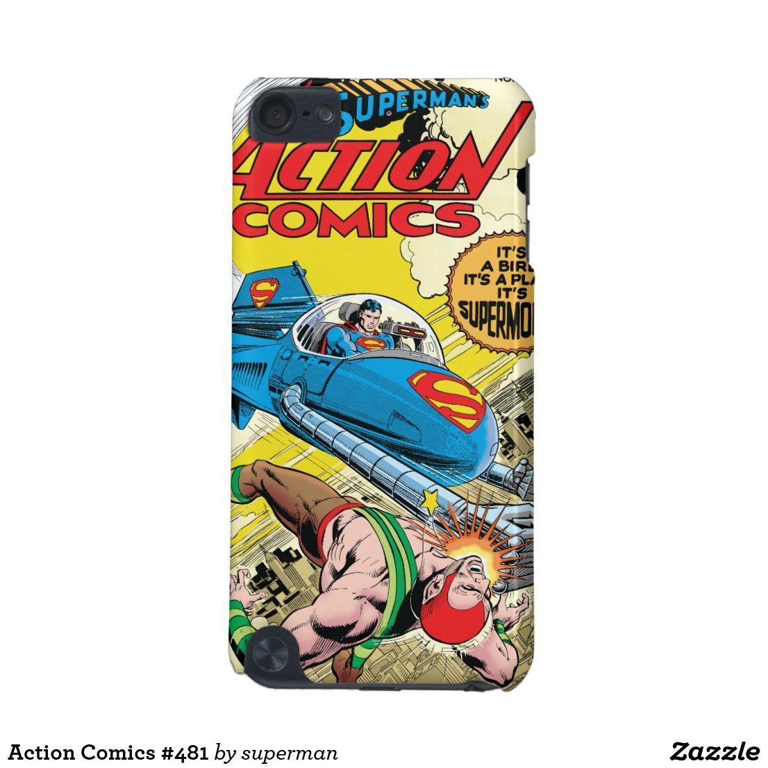 5th Comic Book Style Logo - Action Comics #481 iPod Touch (5th Generation) Cover | Superman ...