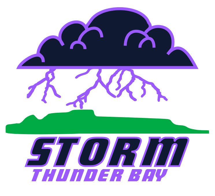Purple Storm Logo - Thunder Bay Storm Logo (Unis Updated 2 4)