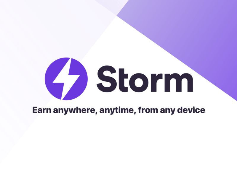 Purple Storm Logo - Storm Logo by Black Pixel | Dribbble | Dribbble