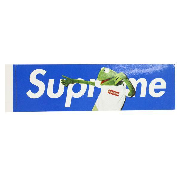 Kermit Supreme Box Logo - stay246: SizeSUPREME (shupurimu) Kermit the frog BOX logo sticker