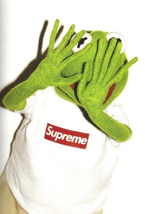 Kermit Supreme Box Logo - Supreme x Box Logo x Kermit the Frog | streetHyped | Street.Wear ...