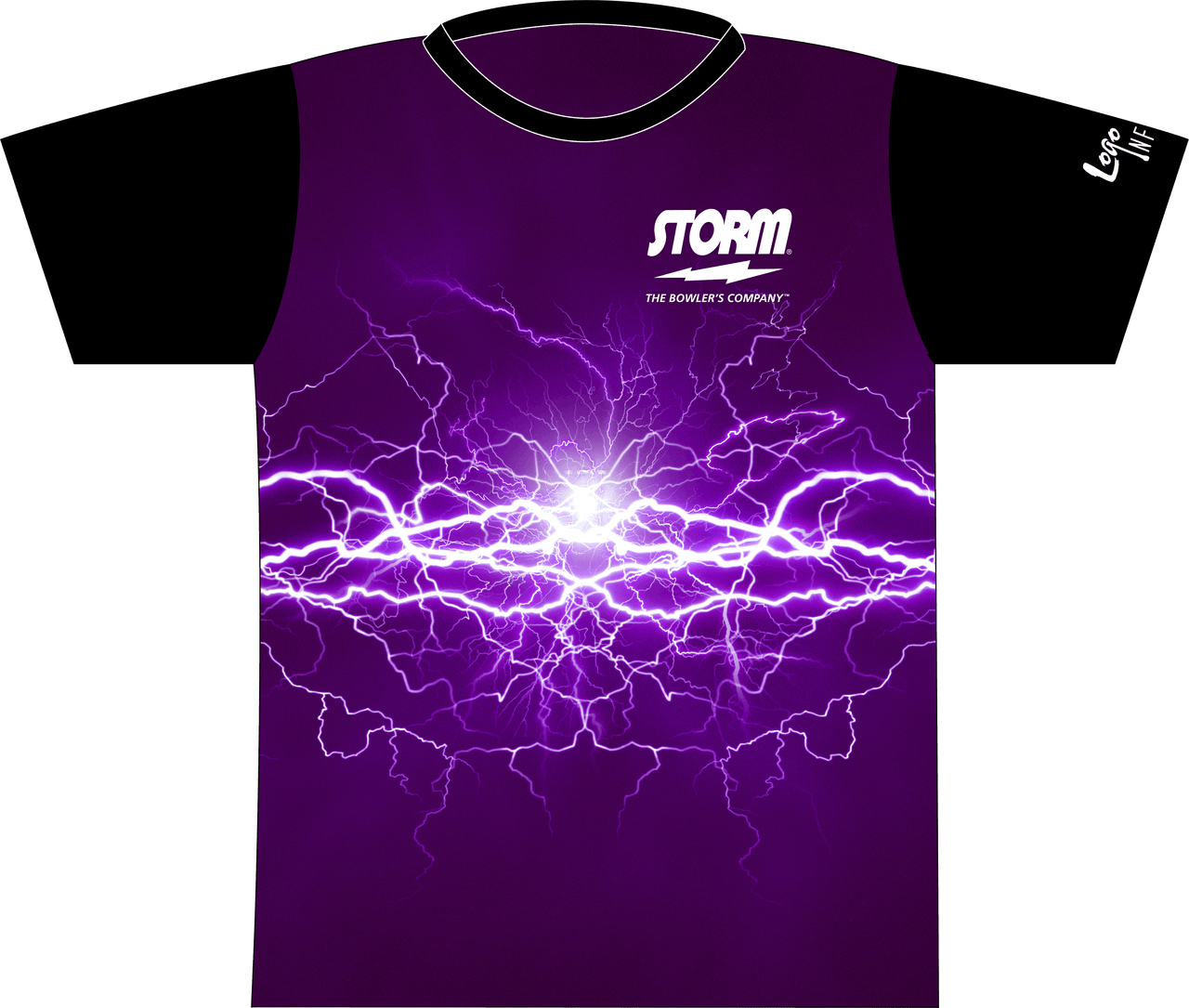 Purple Storm Logo - Storm Purple Lightning EXPRESS Dye Sublimated Jersey - Logo Infusion