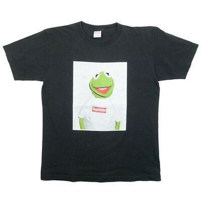 Kermit Supreme Box Logo - SUPREME KERMIT The Frog 08SS Kermit BOX Logo T Shirt BLACK L