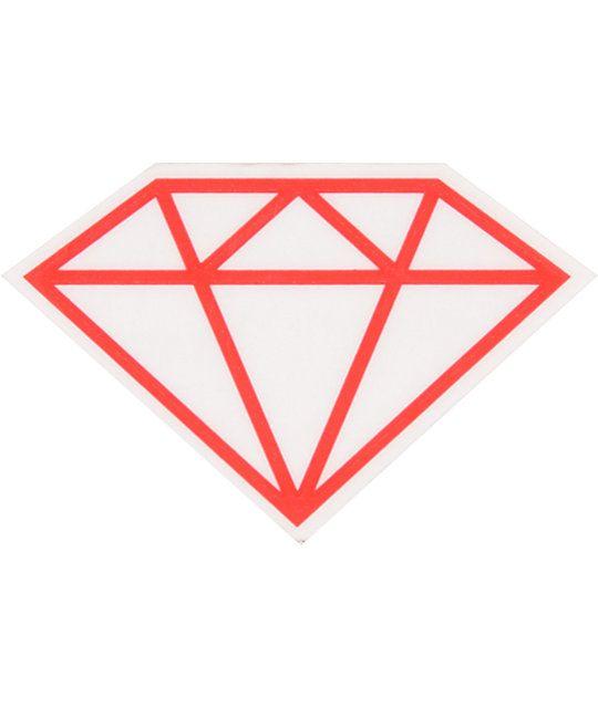 Diamond Skate Logo - Diamond Supply Co Rock Vinyl Sticker | Zumiez