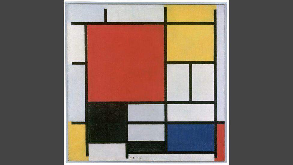 Orange Red Blue Yellow Airline Logo - BBC Radio 4 - Piet Mondrian (1872-1944), Composition with Large Red ...