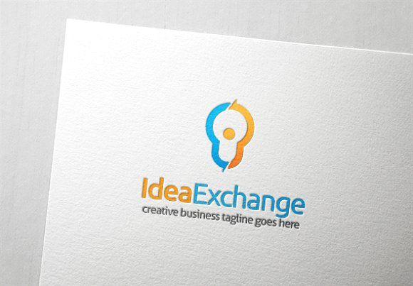 Exchange Logo - Idea Exchange Logo ~ Logo Templates ~ Creative Market