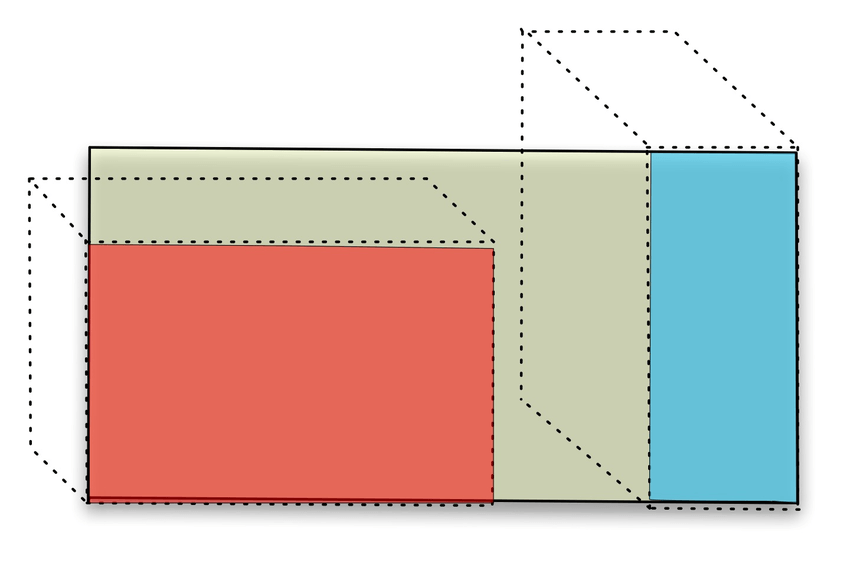 Orange Red Blue Yellow Airline Logo - A single plane (yellow) contains several patches (blue and red