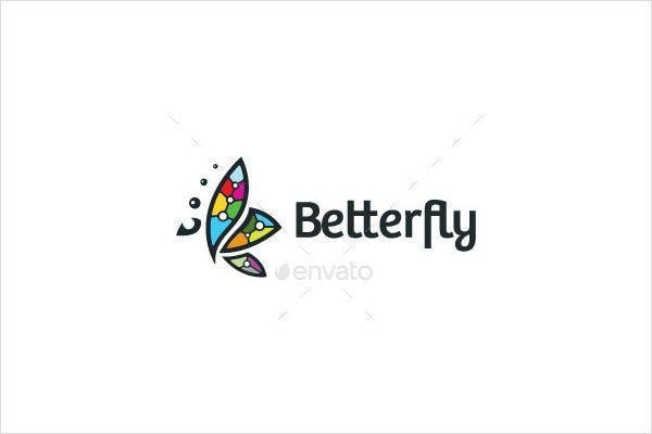 Rainbow Butterfly Logo - 27+ Rainbow Logo Templates - Free & Premium Designs Download