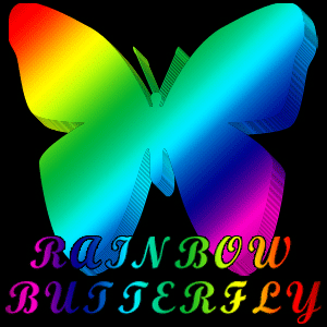 Rainbow Butterfly Logo - Rainbow Butterfly Logo By Mathias Schnell