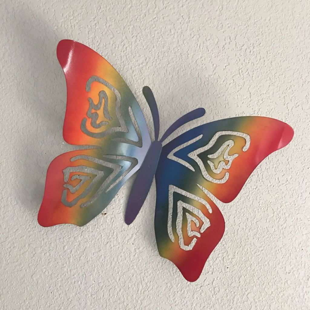 Rainbow Butterfly Logo - Free Download Image Inspirational butterfly Canvas Wall Art 650*650 ...