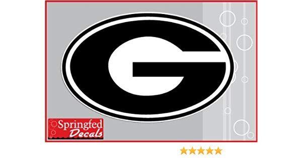 Georgia G Logo - Amazon.com: Georgia Bulldogs BLACK G LOGO 12