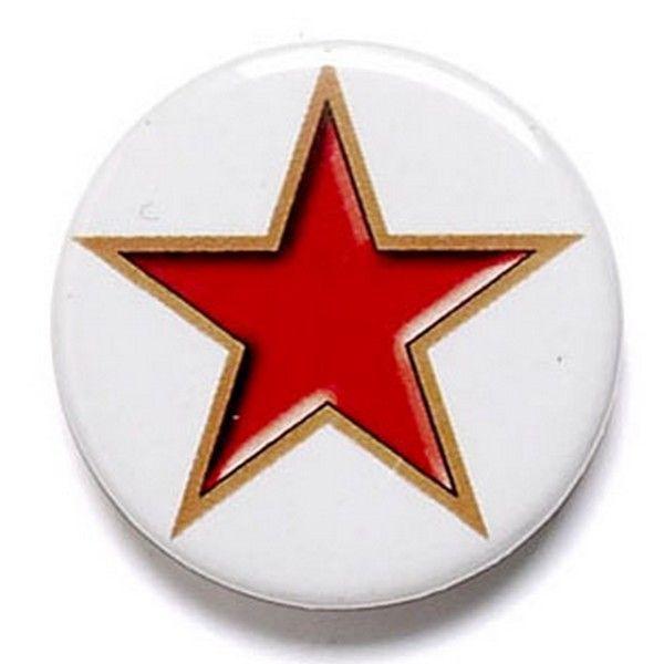 Red Yellow Green Star Logo - Star Pin Badge