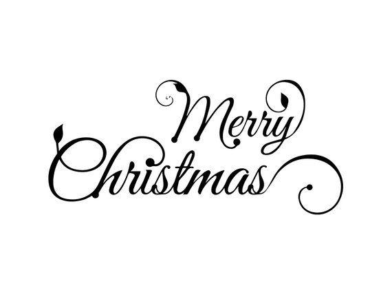 Merry Christmas Logo - Merry Christmas Logo Joy Celebration New Year Xmas Snow | Etsy