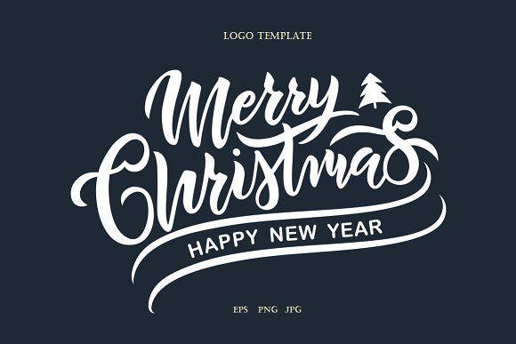 Merry Christmas Logo - Merry Christmas Logo Template ~ Logo Templates ~ Creative Market