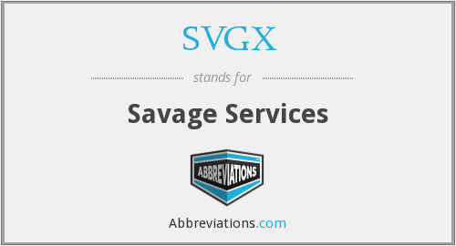 Savage Services Logo - What is the abbreviation for Savage Services?