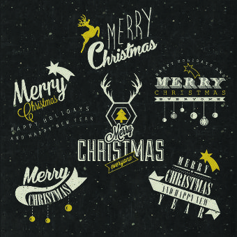 Merry Christmas Logo - Merry christmas logos free vector download (74,751 Free vector) for ...