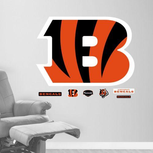 Bengals B Logo - Fathead Cincinnati Bengals Alternate “B” Logo Wall Graphic | DICK'S ...