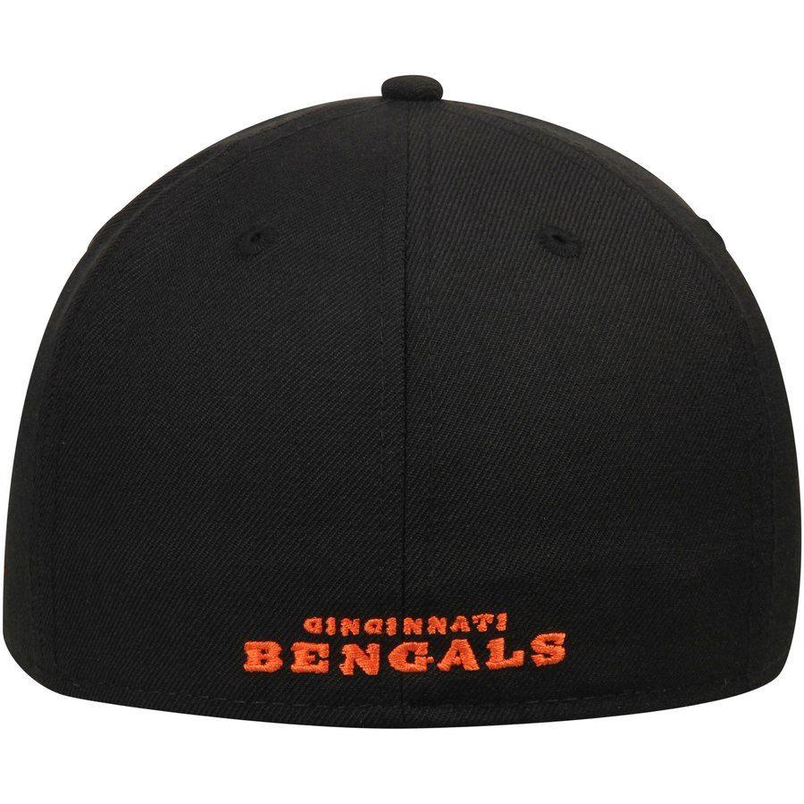 Bengals B Logo - Men's Cincinnati Bengals New Era Black B Logo Omaha 59FIFTY Fitted Hat