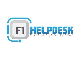 Help Desk Logo - F1 Helpdesk logo design