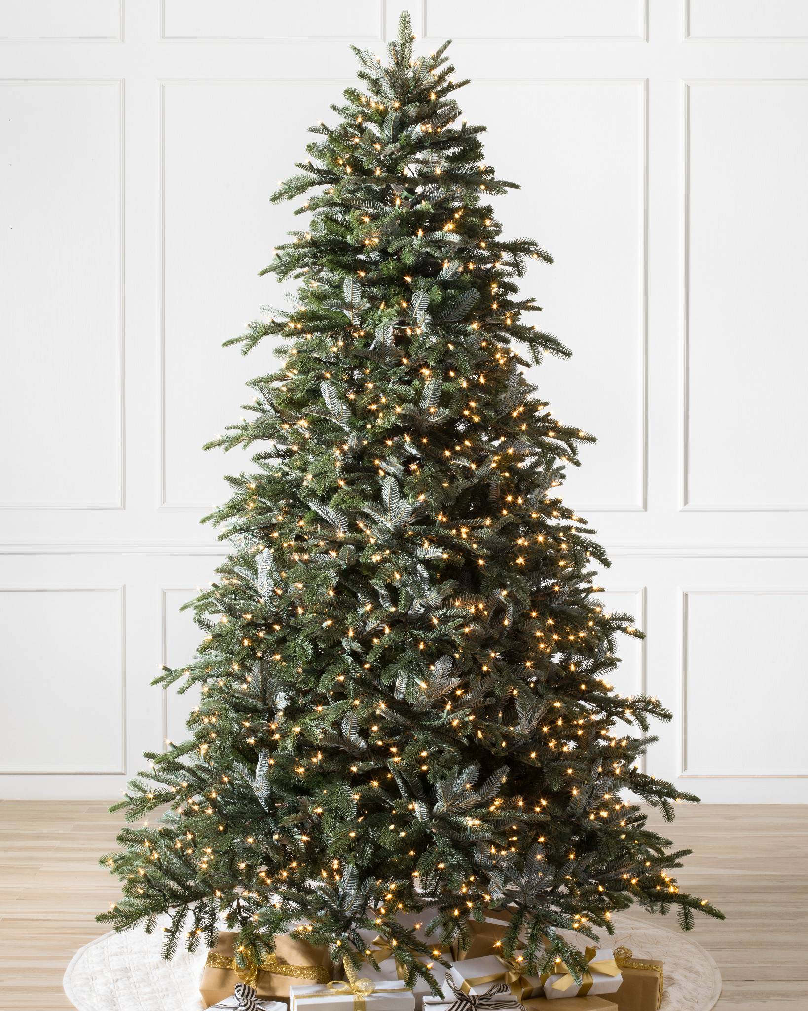 Christmas Pine Tree Logo - BH Nordmann Fir Artificial Christmas Tree | Balsam Hill