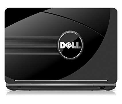 Black Dell Logo - BRANDPRO Dell Logo Black Best Skin 15.6 Inch BRANDPRO Dell