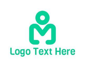Modern Person Logo - Person Logo Maker. Create Your Own Person Logo