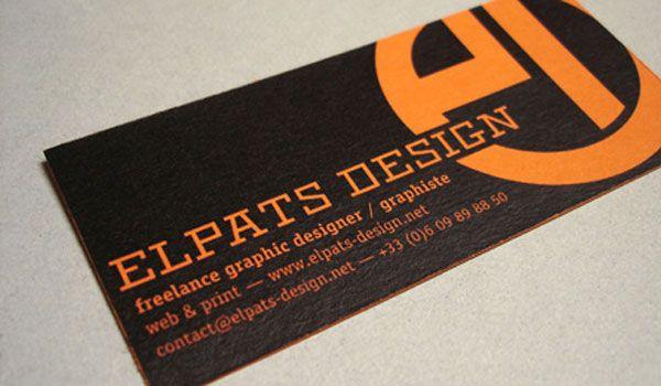 Orange Black Business Logo - 30 Lovely Orange Business Cards - SloDive