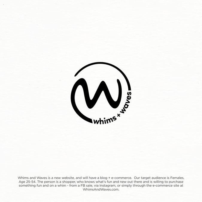 Modern Person Logo - Whims & Waves Needs a Modern Logo with a Bit of Whimsy | Logo ...