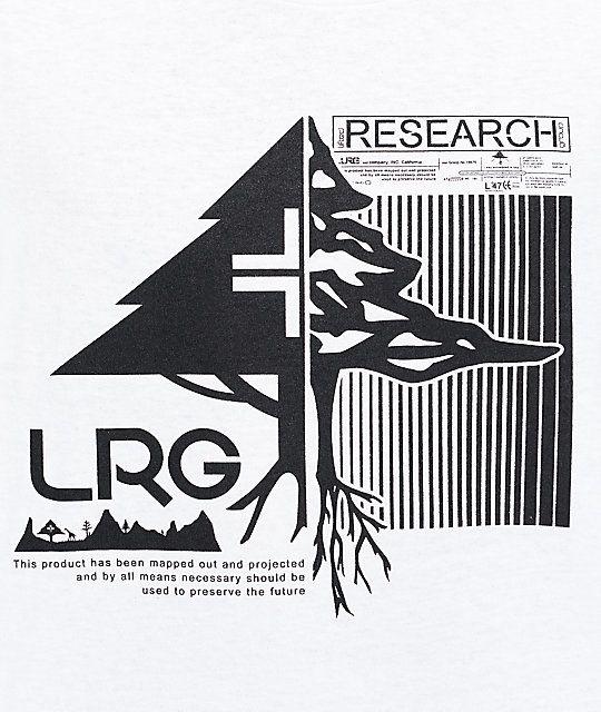 LRG Tree Logo - LRG Split Tree White T-Shirt | Zumiez